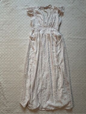 Luna Skies NWT Large Long Dress Mini Flower Prints